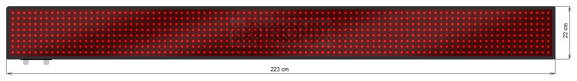 Wyswietlacz tekstowy LED Tedtronix